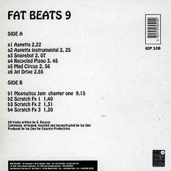 DJ ICE ONE - Fat Beats Vol 9