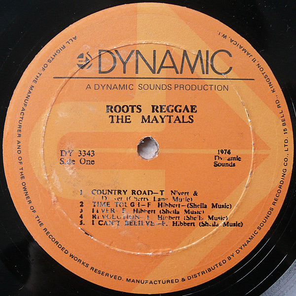 TOOTS & THE MAYTALS - Roots Reggae