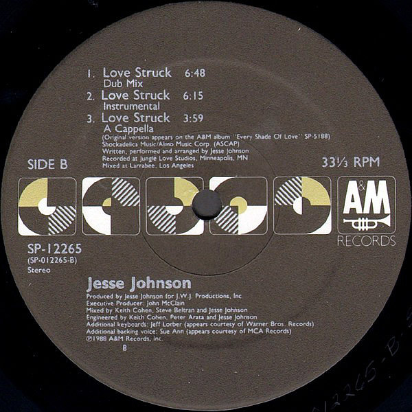 JESSE JOHNSON - Love Struck
