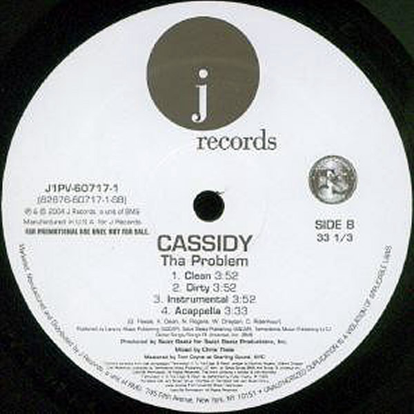 CASSIDY - Get No Better/The Problem