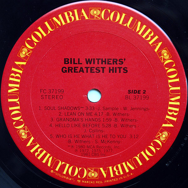 BILL WITHERS - Greatest Hits
