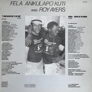 FELA ANIKULAPO KUTI and ROY AYERS – Music Of Many Colours