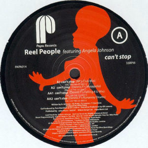 REEL PEOPLE feat ANGELA JOHNSON – Can’t Stop