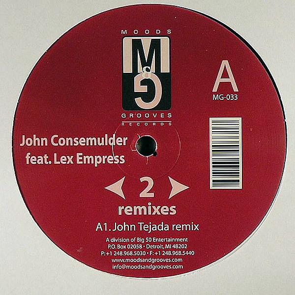 JOHN CONSEMULDER feat LEX EMPRESS - Rewind To Start ( Remixes )