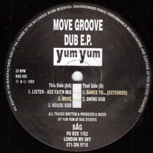 YUM YUM - Move Groove Dub EP