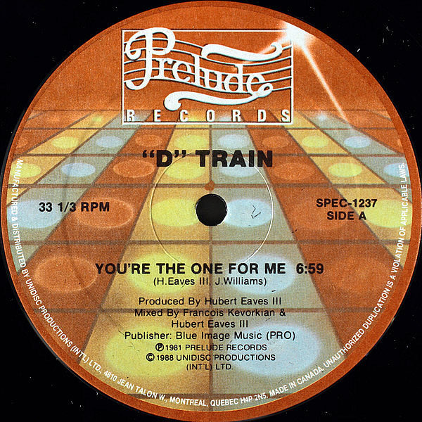 D TRAIN - You're The One For Me