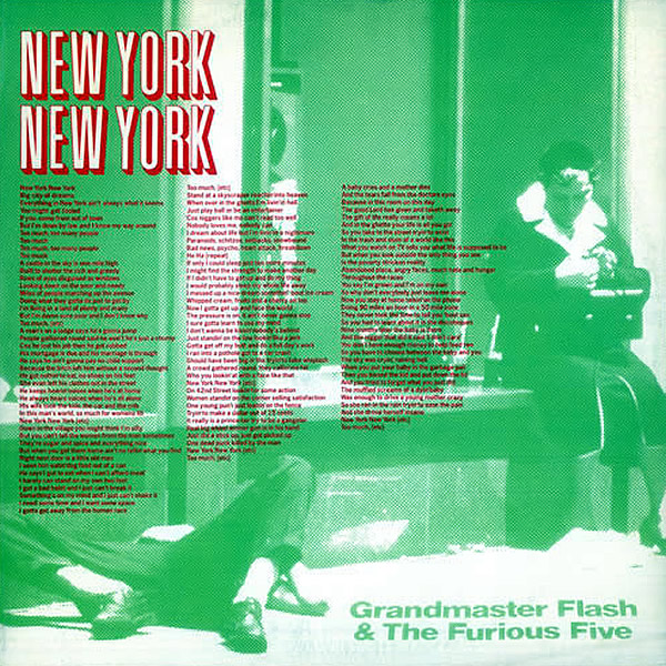 GRANDMASTER FLASH & THE FURIOS FIVE - New York New York