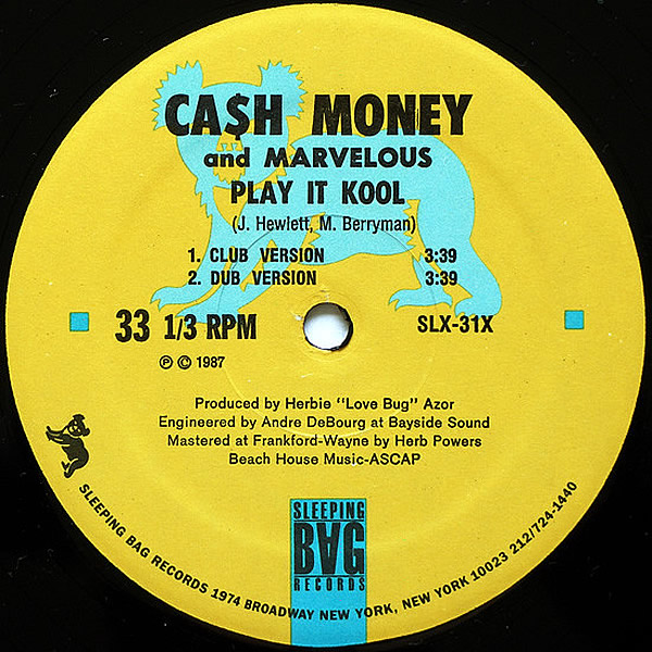 CA$H MONEY & MARVELOUS - Play It Kool