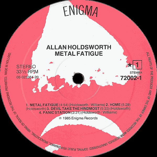 ALLAN HOLDSWORTH - Metal Fatigue