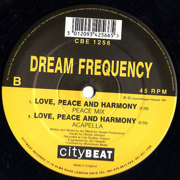 DREAM FREQUENCY - Love, Peace And Harmony