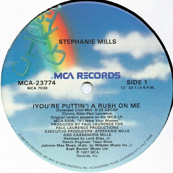 STEPHANIE MILLS - You're Puttin' A Rush On Me