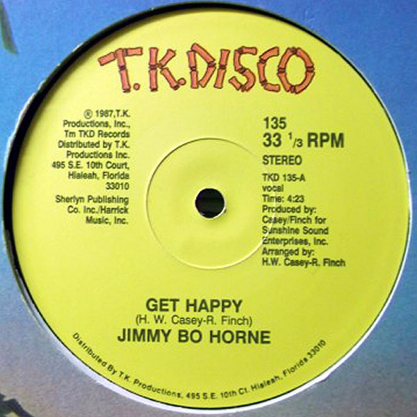 JIMMY BO HORNE / CHAS JANKEL - Get Happy/Glad To Know You