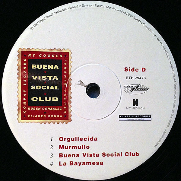 BUENA VISTA SOCIAL CLUB - Buena Vista Social Club ( 200 grams vinyl )