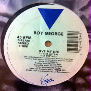 BOY GEORGE - Live My Life