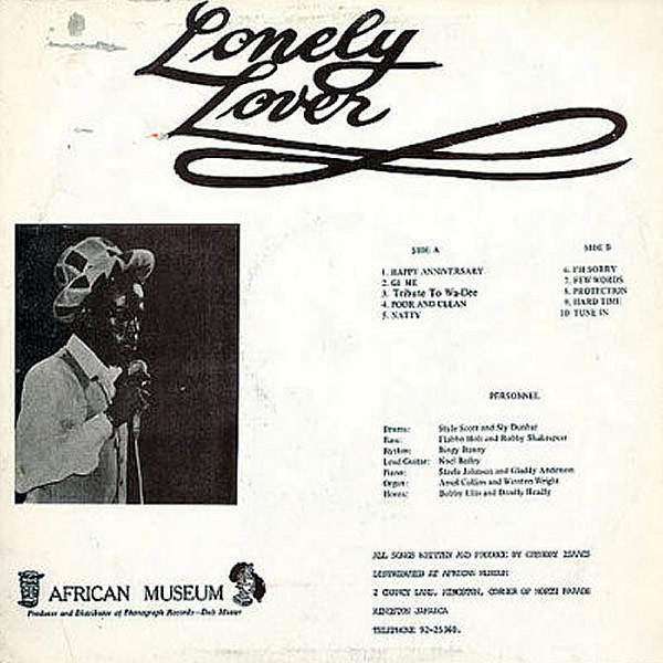 GREGORY ISAACS - Lonely Lover