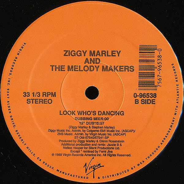 ZIGGY MARLEY and THE MELODY MAKERS - Look Who's Dancing