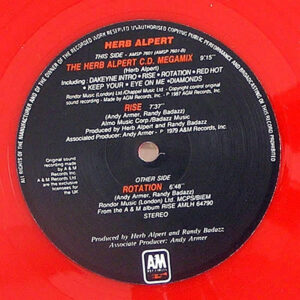 HERB ALPERT – Rotation ( Red Vinyl )
