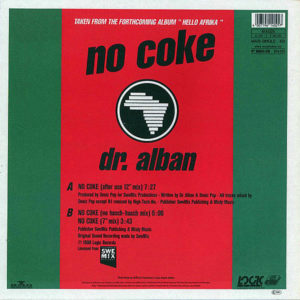 DR ALBAN – No Coke ( The Twelve Inch Remixes )