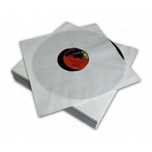 12"/Lp Innersleeves Polylined Deluxe White Paper Antistatic