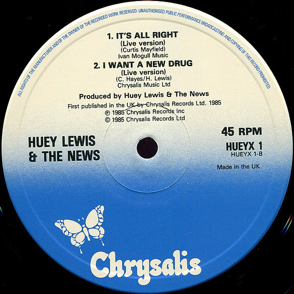 HUEY LEWIS & THE NEWS - The Power Of Love