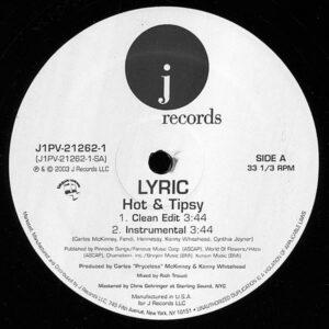 LYRIC – Hot & Tipsy
