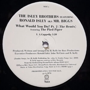 THE ISLEY BROTHERS feat RONALD ISLEY & MR BIGGS – What Would You Do Part 2