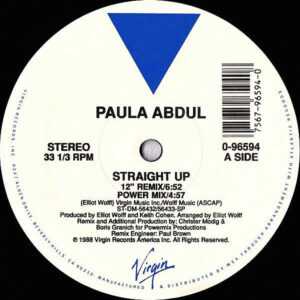 PAULA ABDUL – Straight Up