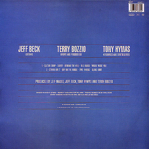 JEFF BECK, TERRY BOZZIO & TONY HYMAS - Jeff Beck's Guitar Shop