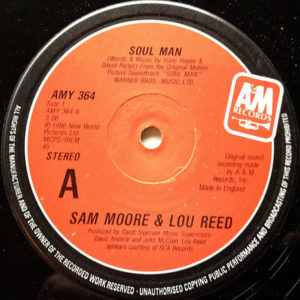SAM MOORE & LOU REED / TOM SCOTT – Soul Man/Sweet Sarah