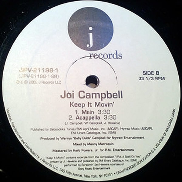 JOI CAMPBELL - Keep It Movin'