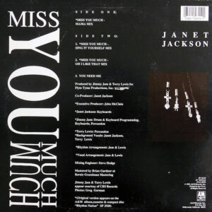 JANET JACKSON – Miss You Much