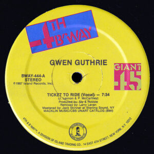GWEN GUTHRIE – Ticket To Ride