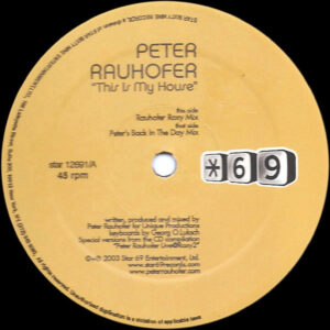 PETER RAUHOFER - This Is My House