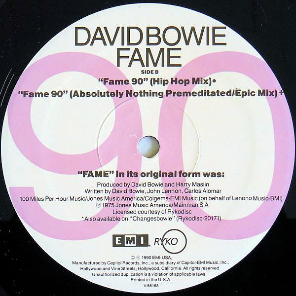 DAVID BOWIE - Fame 90
