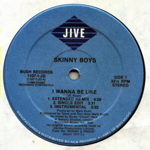SKINNY BOYS – I Wanna Be Like/Get Pepped