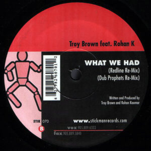 TROY BROWN feat ROHAN K – What We Had