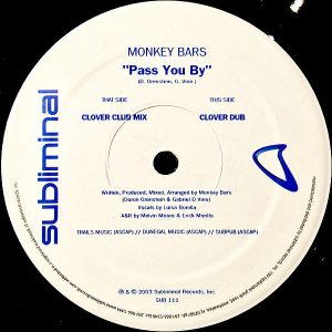 MONKEY BARS – Pass You By