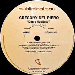 GREGORY DEL PIERO – Don’t Hesitate
