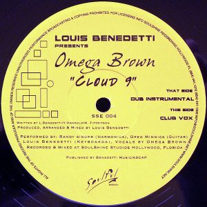 LOUIS BENEDETTI presents OMEGA BROWN - Cloud 9
