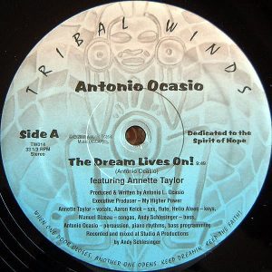 ANTONIO OCASIO feat ANNETTE TAYLOR – The Dream Lives On
