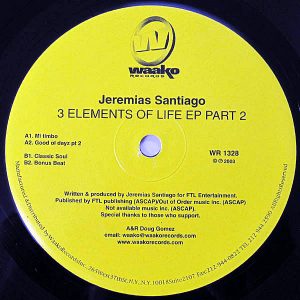 JEREMIAS SANTIAGO - 3 Elements Of Life EP