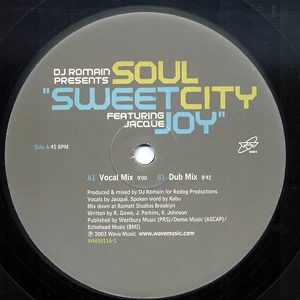 DJ ROMAIN presents SOULCITY feat JACQUE’ – Sweey Joy