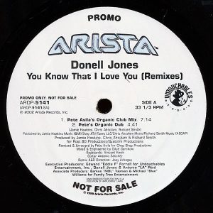 DONELL JONES - You Know That I Love You Remixes