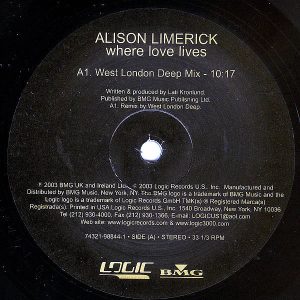 ALISON LIMERICK – Where Love Lives