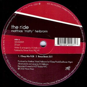 MATTHIAS HEILBRONN – The Ride