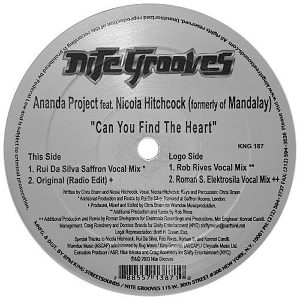 ANANDA PROJECT feat NICOLA HITCHCOCK – Can You Find The Heart