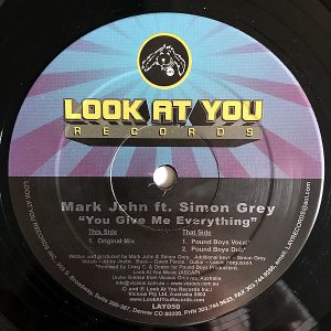 MARK JOHN feat SIMON GREY – You Give Me Everything