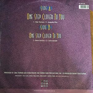 GAVIN CHRISTOPHER – One Step Closer To You ( Mega U.S. 12″ Remix )