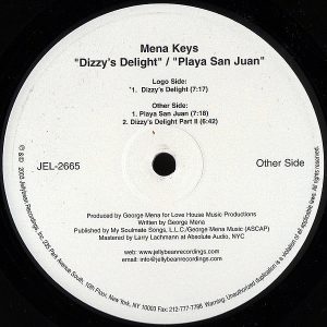 MENA KEYS – Dizzy’s Delight/Playa San Juan