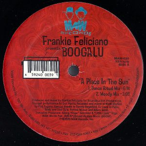 FRANKIE FELICIANO presents BOOGALU – A Place In The Sun/One Note Samba